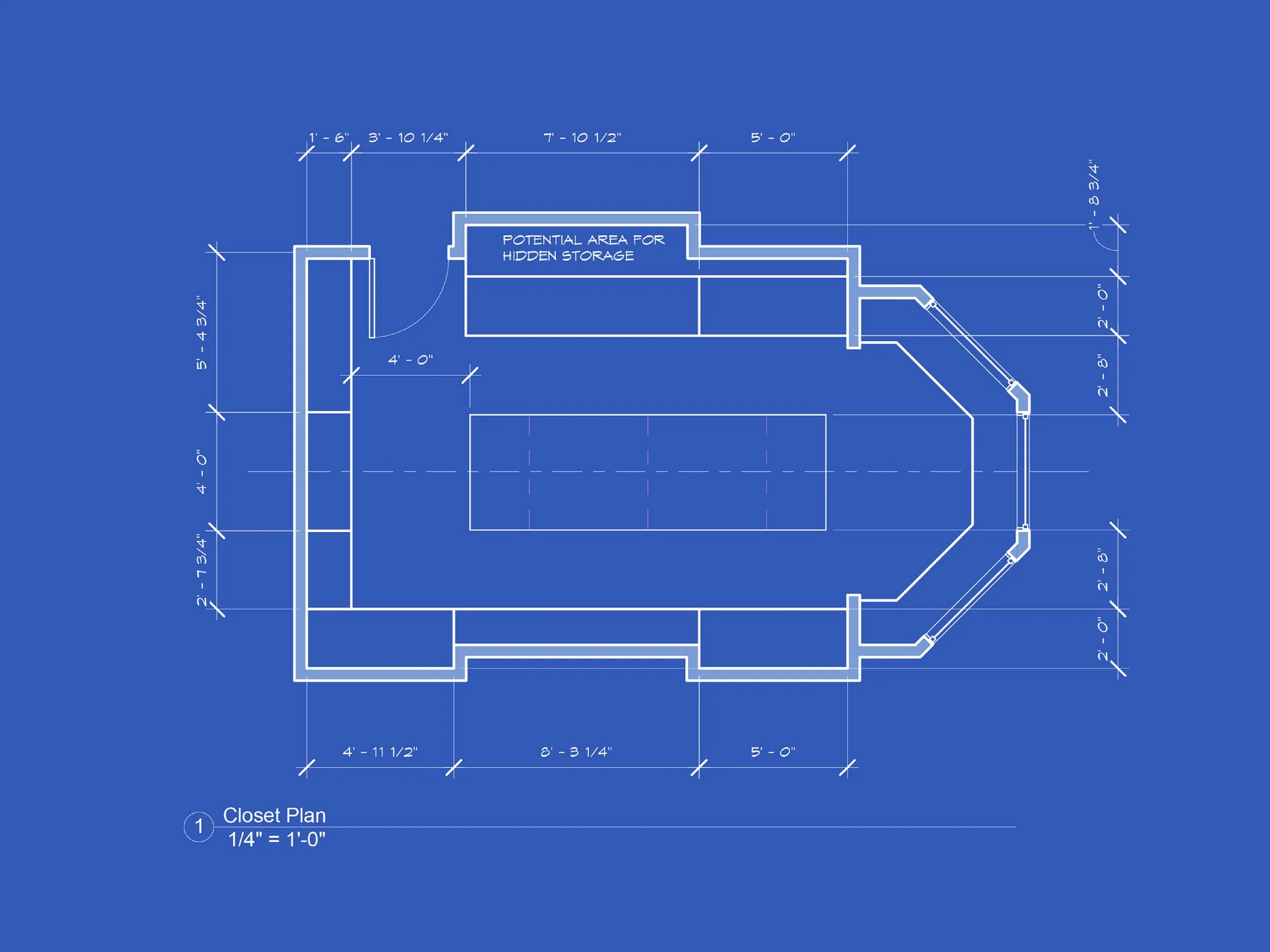 Minnetonka Primary Closet Blueprint