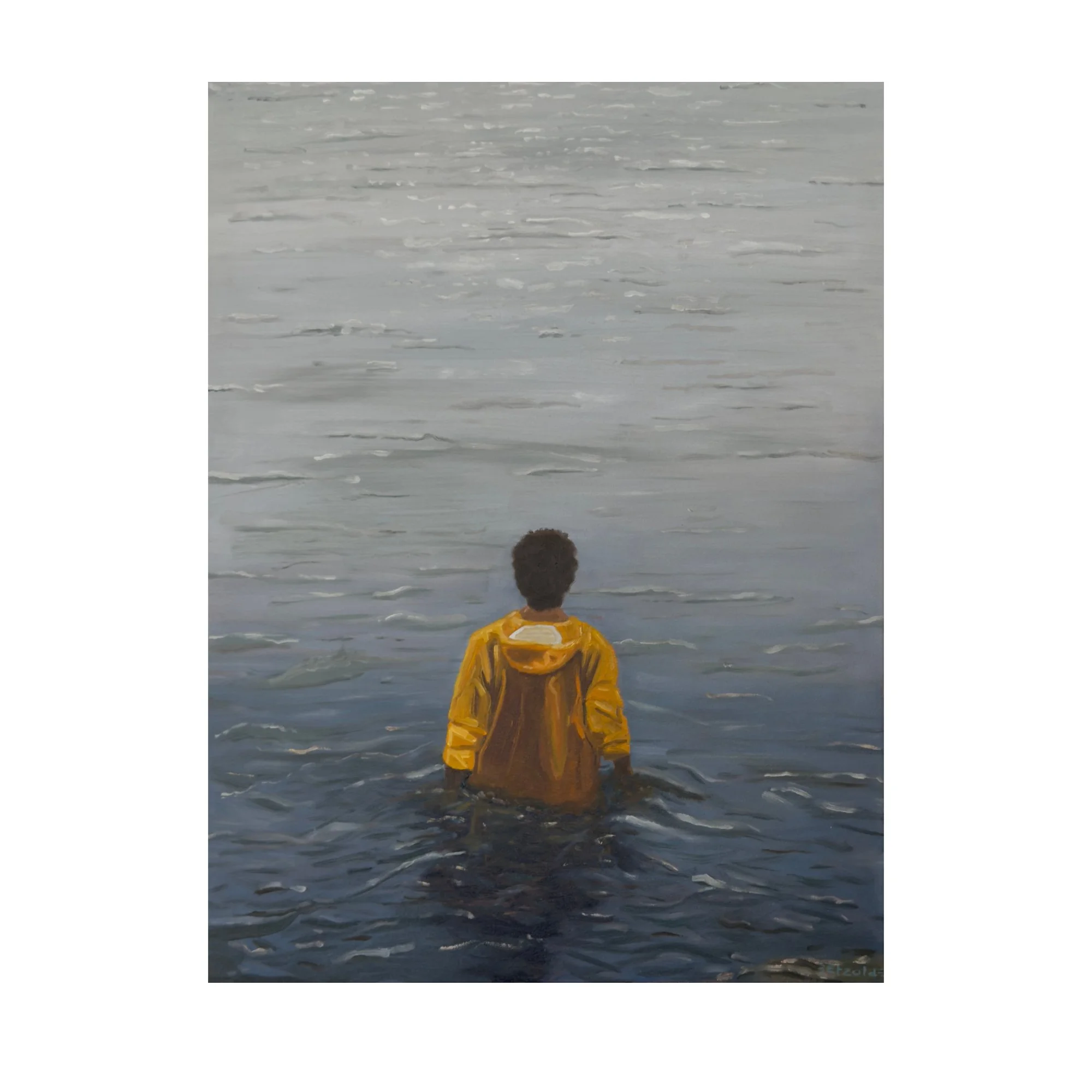 Tot hier · 60 × 80 cm · Oil on canvas · 2025