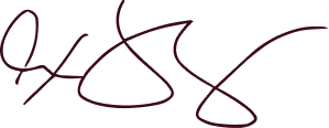 A signature in cursive handwriting