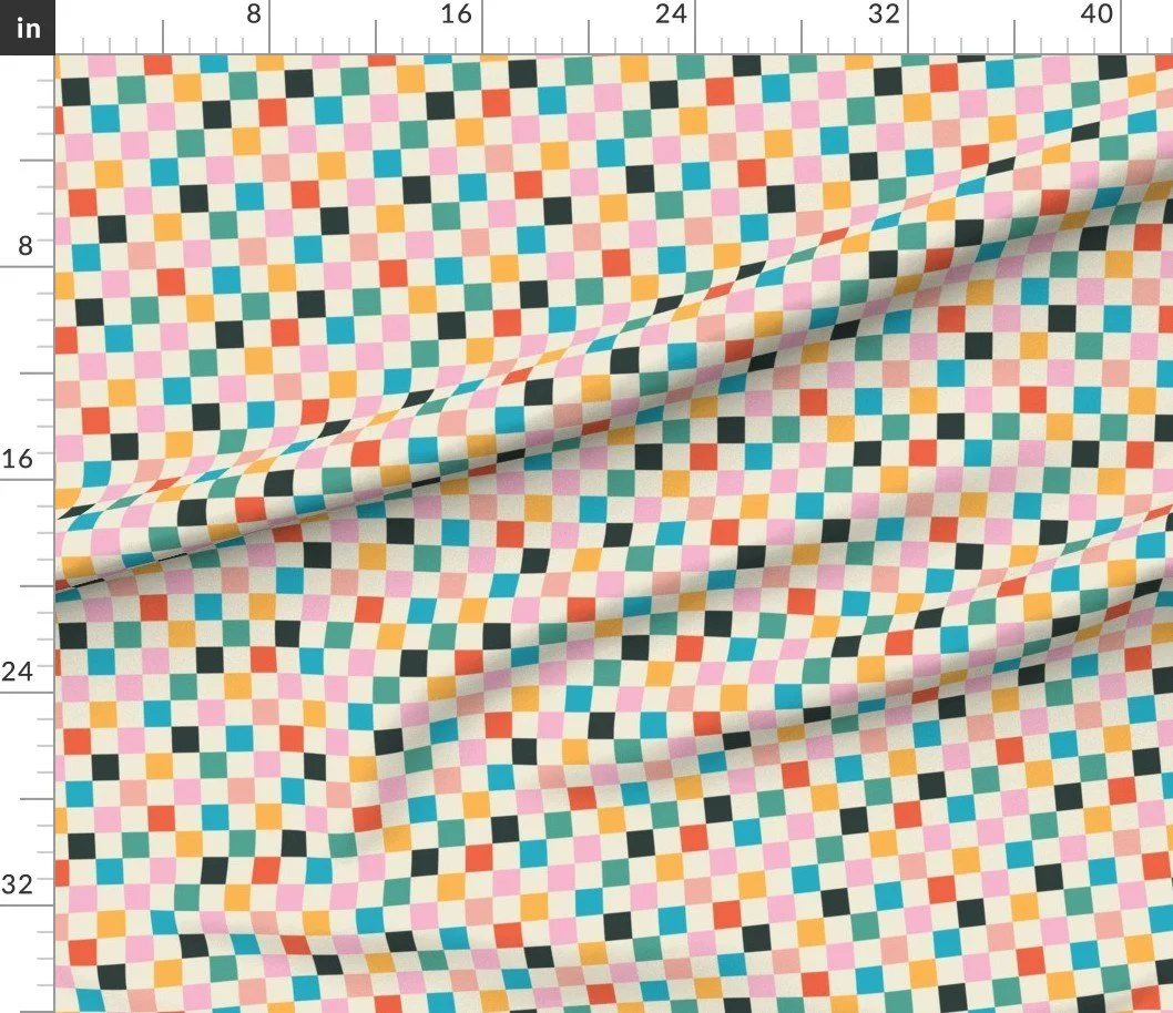 Bright Mid-Century Checks