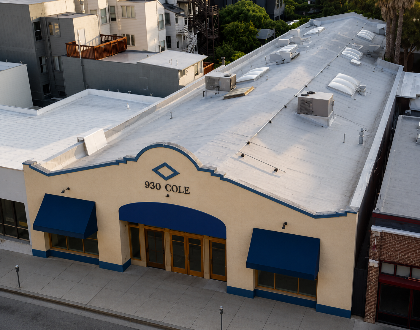 Pacific American Group | Commercial Properties | 930 Cole Street, San Francisco, CA | 9,600 sq. ft. | Aerial View