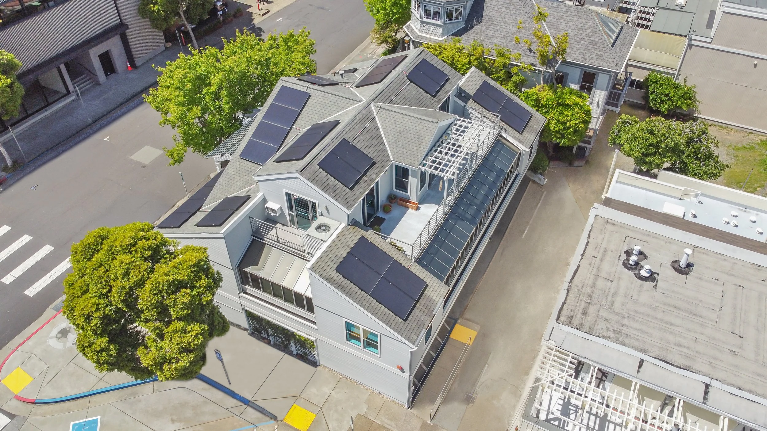 Pacific American Group | Commercial Properties | 104 Caledonia Street, Sausalito, CA | 3,300 sq. ft. | Aerial 5