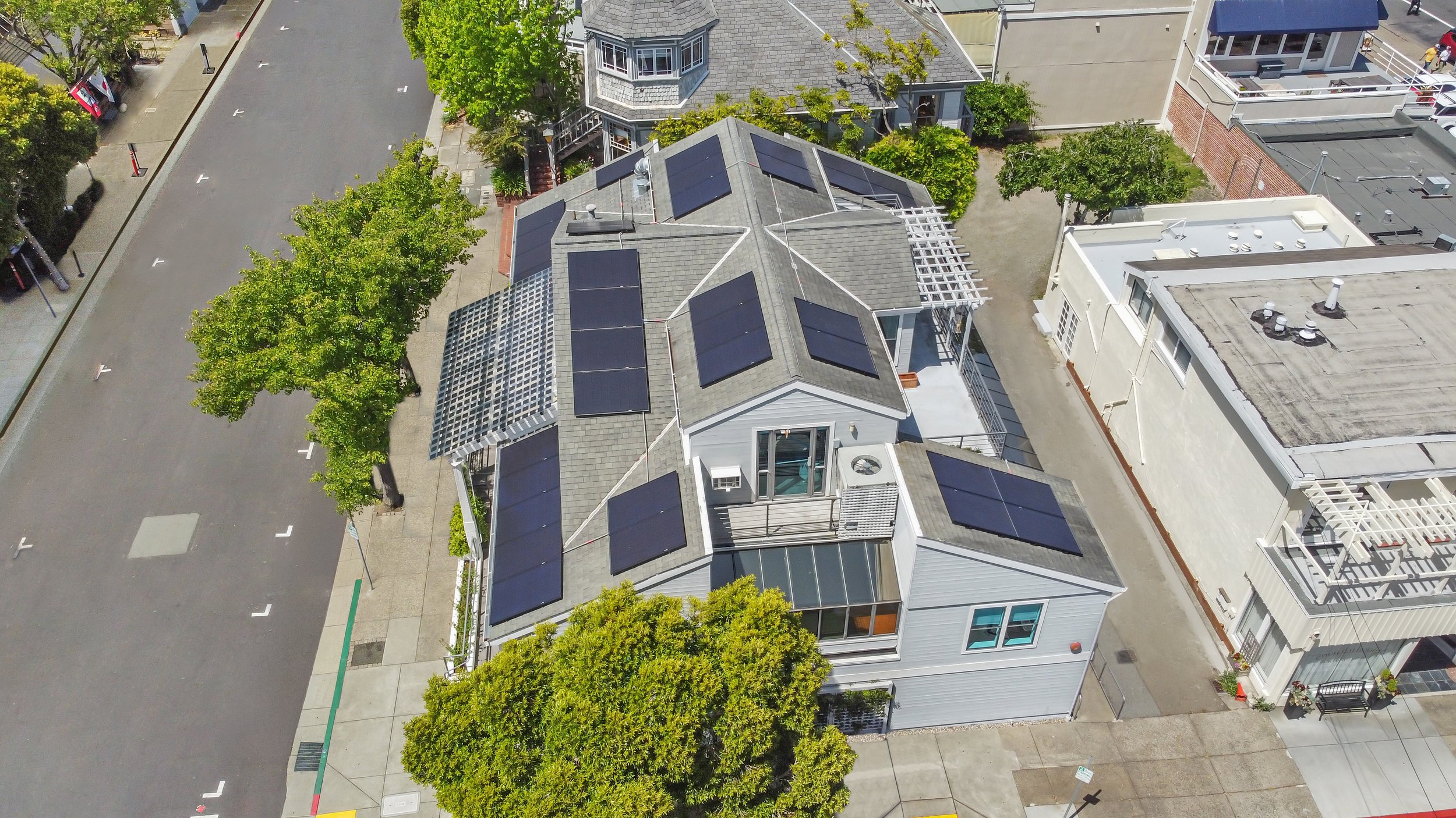 Pacific American Group | Commercial Properties | 104 Caledonia Street, Sausalito, CA | 3,300 sq. ft. | Aerial 6