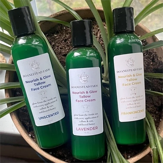 Nourish & Glow Tallow Face Creams (4 oz.)