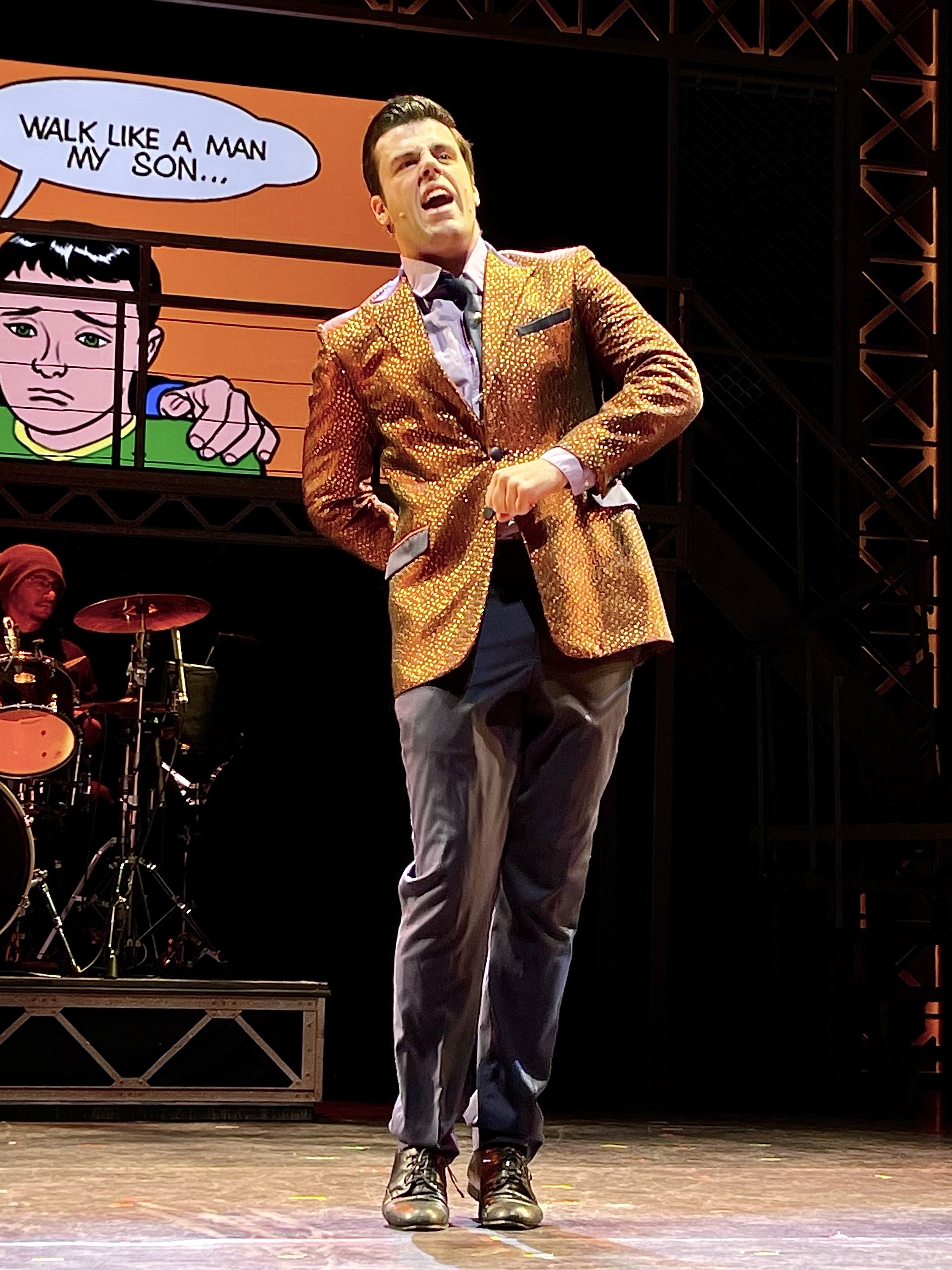 Ryan as Nick Massi in Jersey Boys.