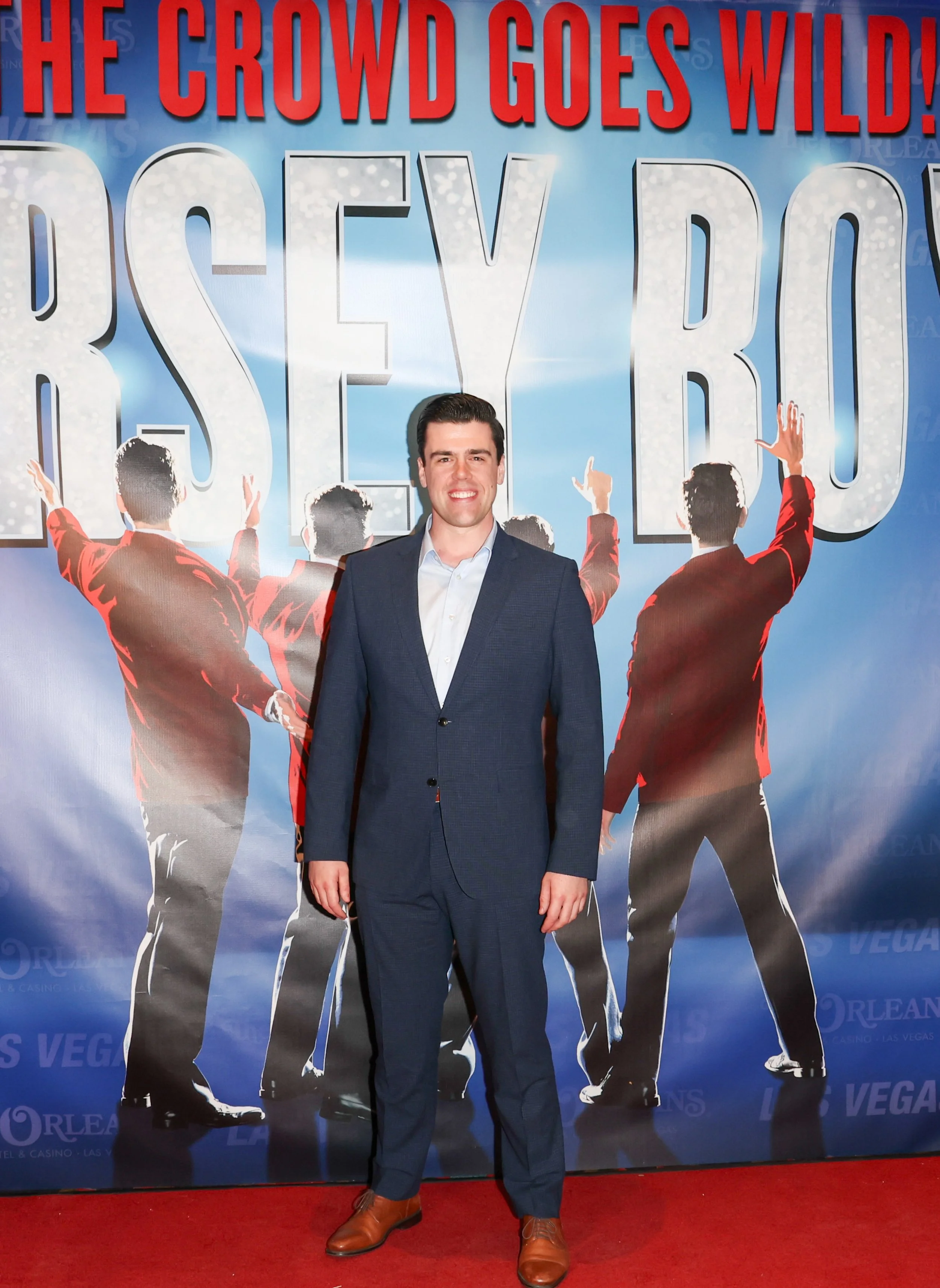 Ryan on opening night of the 2024 Las Vegas Residency of Jersey Boys.