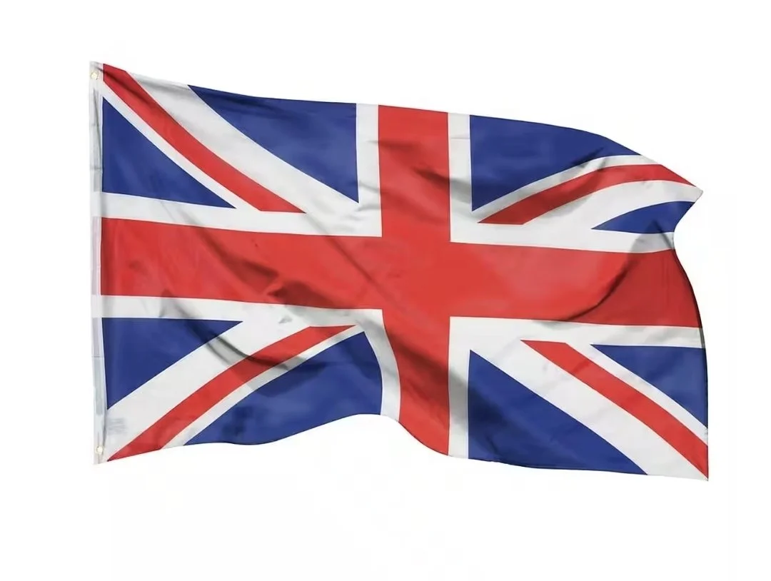 Drapeau du Royaume-Uni avec la croix de Saint-Georges, la croix de Saint-André et la croix de Saint-Patrick
