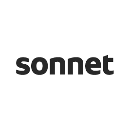 Logo with the word 'sonnet' in lowercase letters