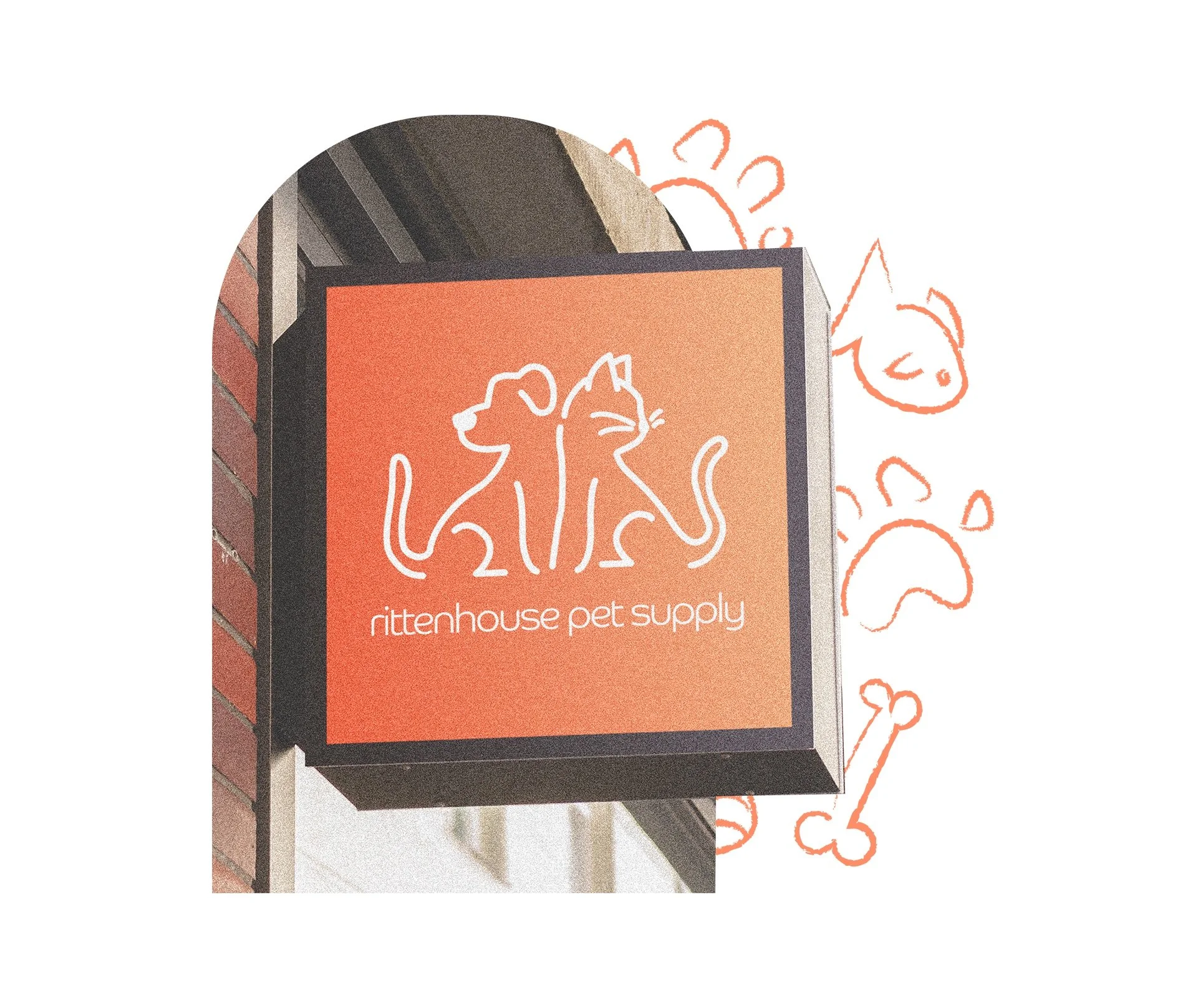Rittenhouse Pet Supply Branding