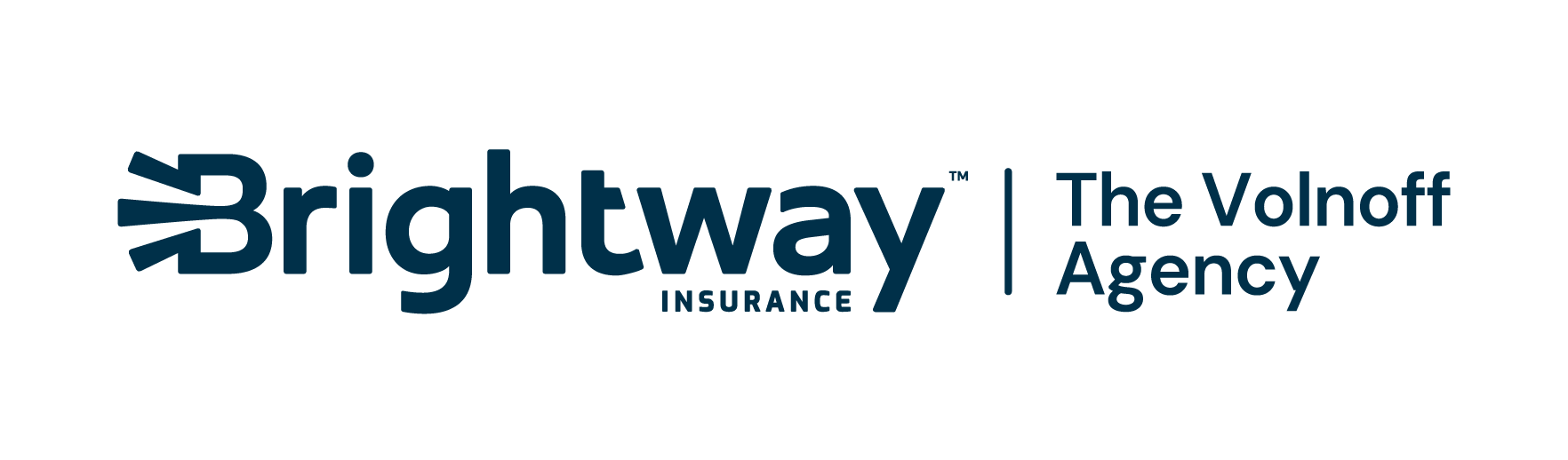 Brightway Insurance logo with name and tagline The Volnoff Agency