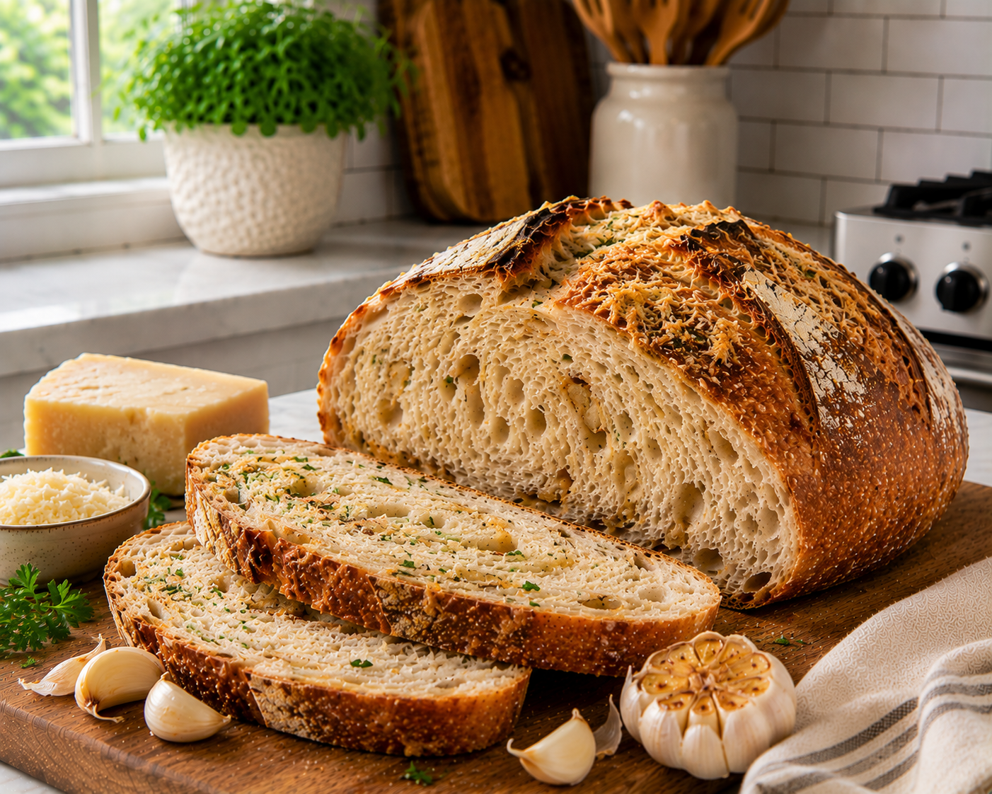 Roasted Garlic Parmesan - $12
