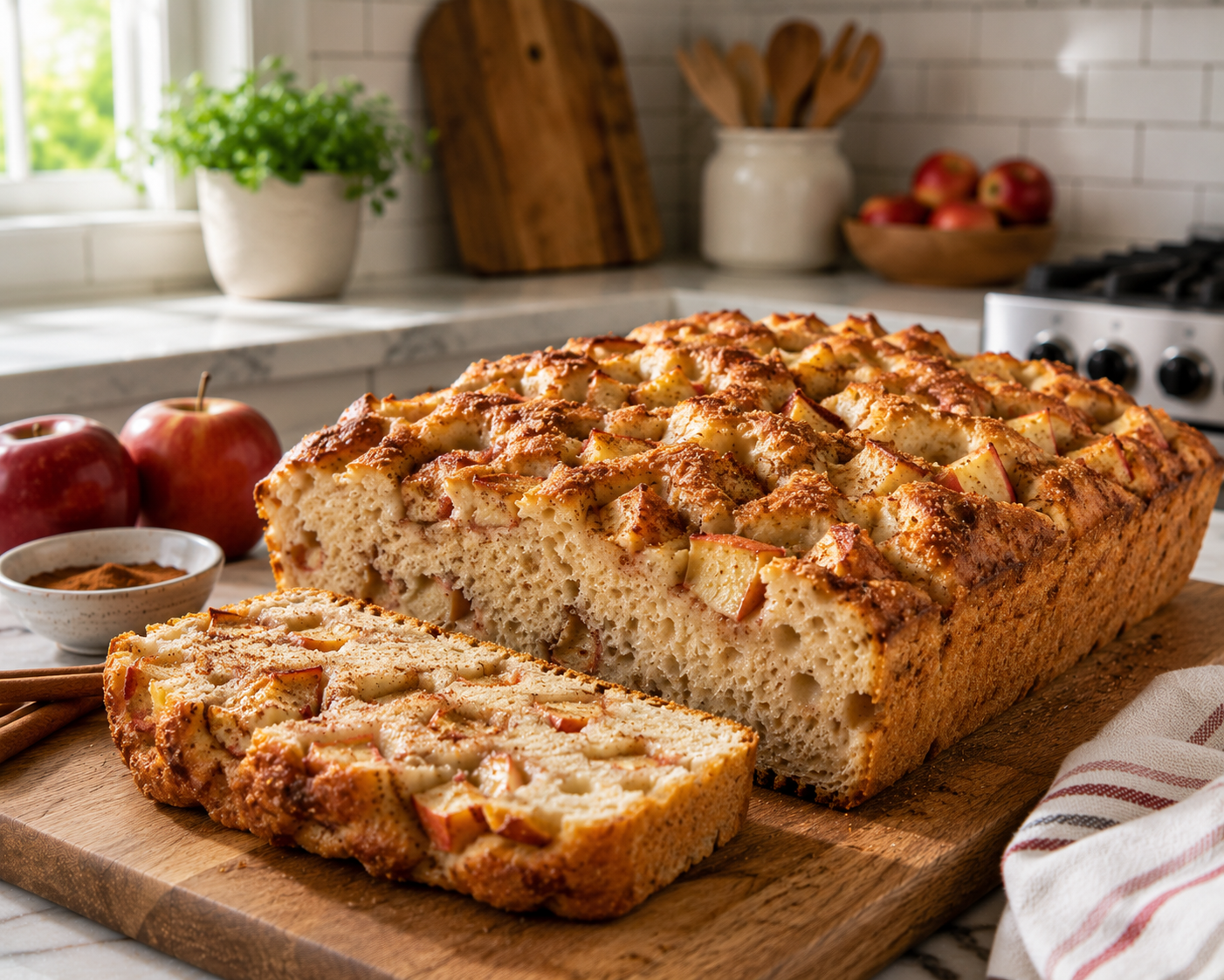 Apple Cinnamon Focaccia - $12