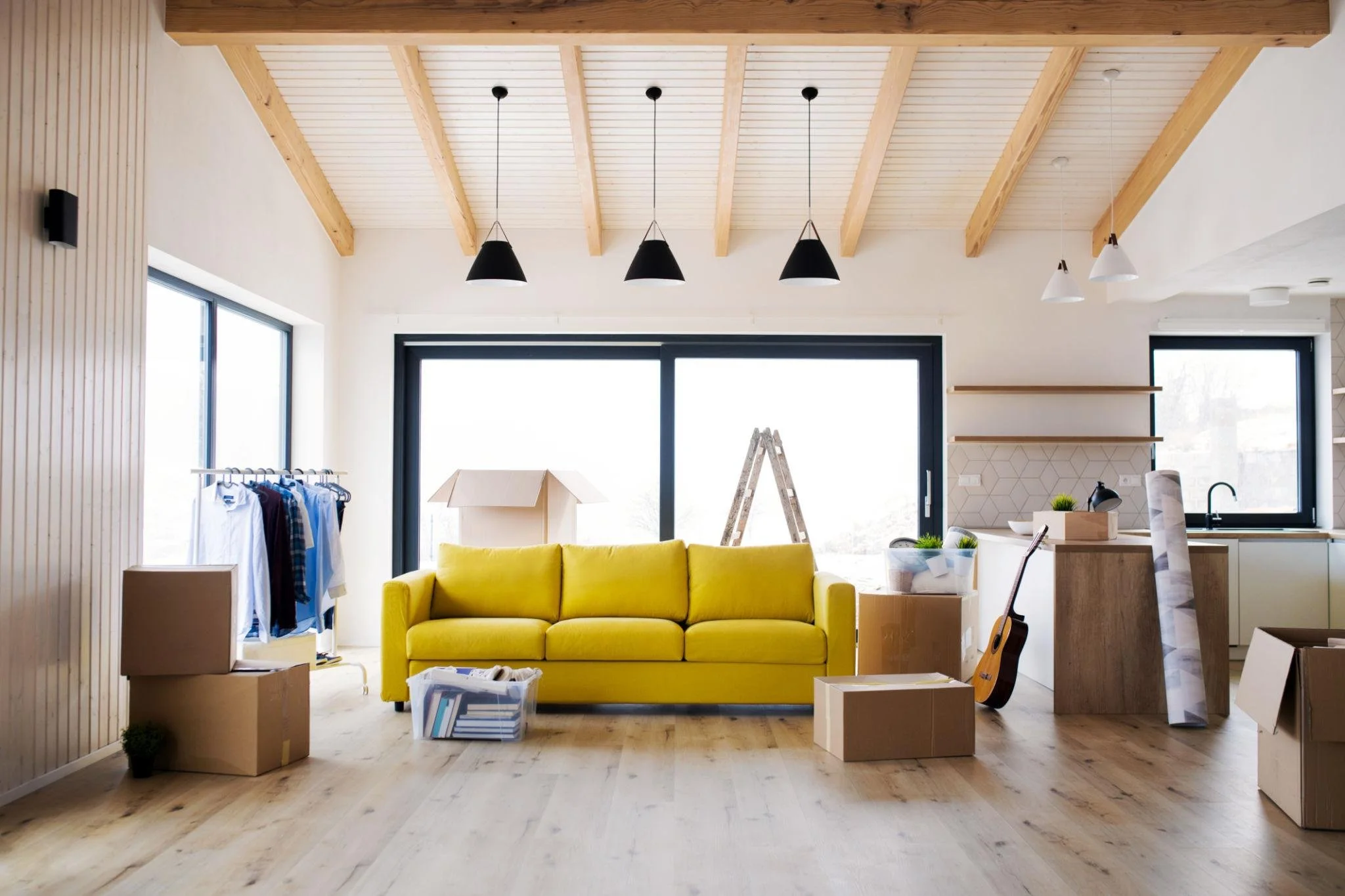 Professional unpacking and home set-up service creating an organised and welcoming new home.