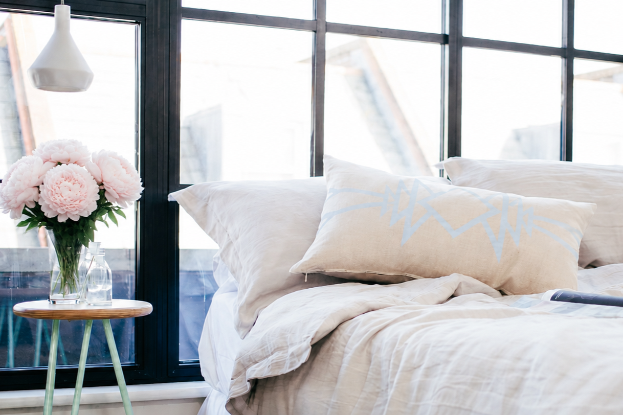 Calm and inviting bedroom prepared for property photography and viewings.