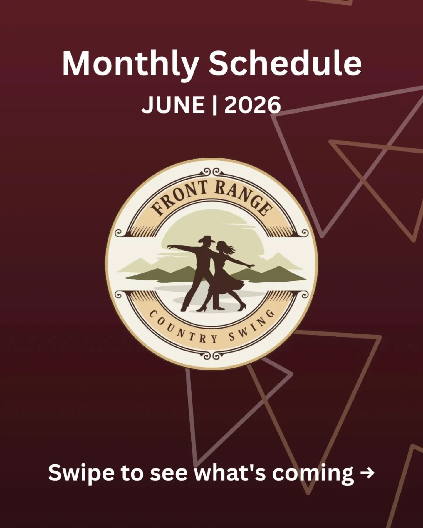 <Repost> June's stacked. We're adding Thursdays @broken_bow_denver &mdash; free country swing lessons every week at 6:30-7:30, live band after, no cover. 

Fridays at @jc_danceandcompany keep going strong with us testing out a guest line dance 