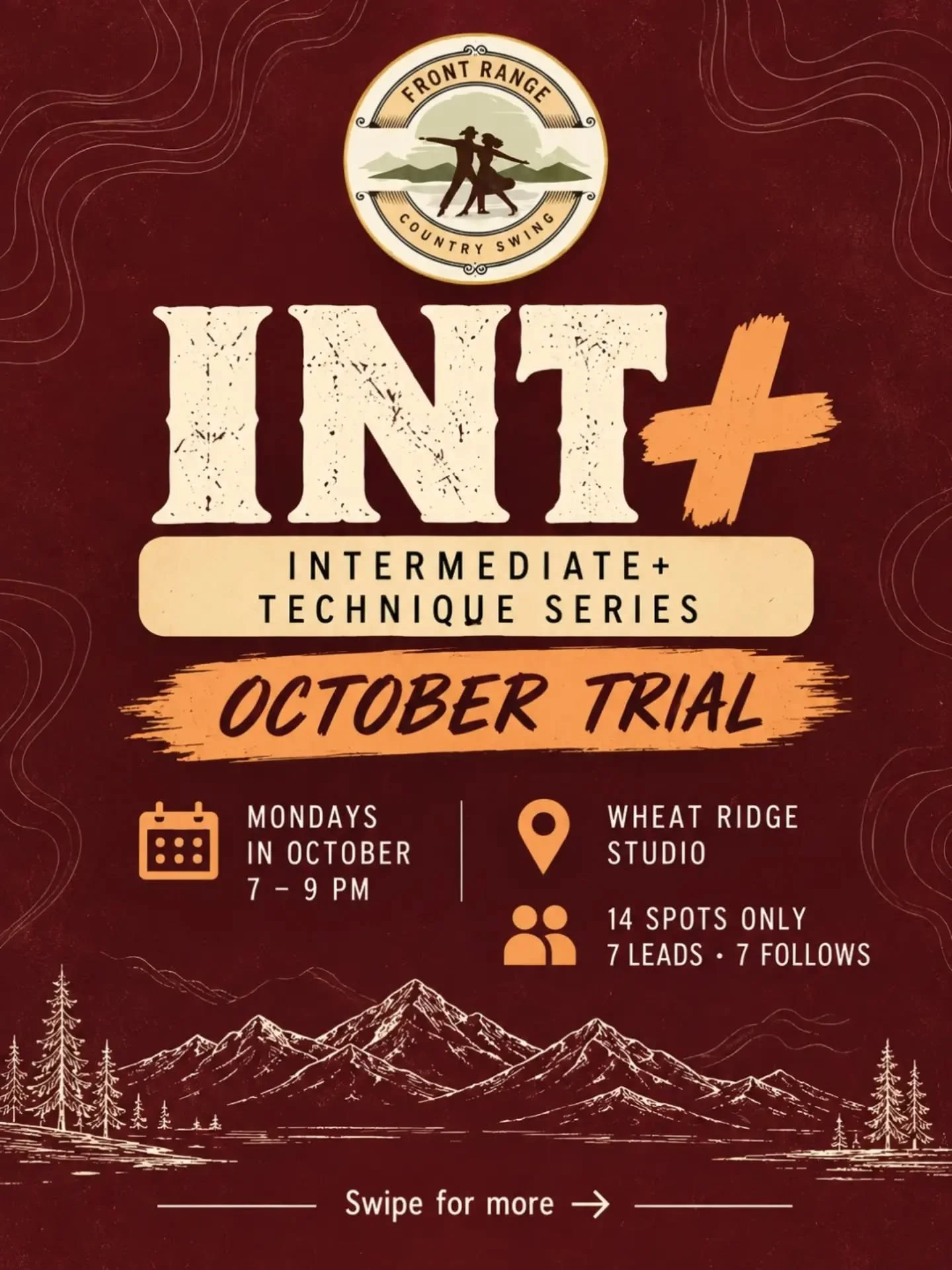 INT+ IS HERE &mdash; OCTOBER TRIAL

We&rsquo;re trying something a little different.

INT+ &mdash; Intermediate+ Technique Series is a new four-week class built around a simple idea:

Learn how to dance &mdash; not just what to dance.

This isn&rsquo