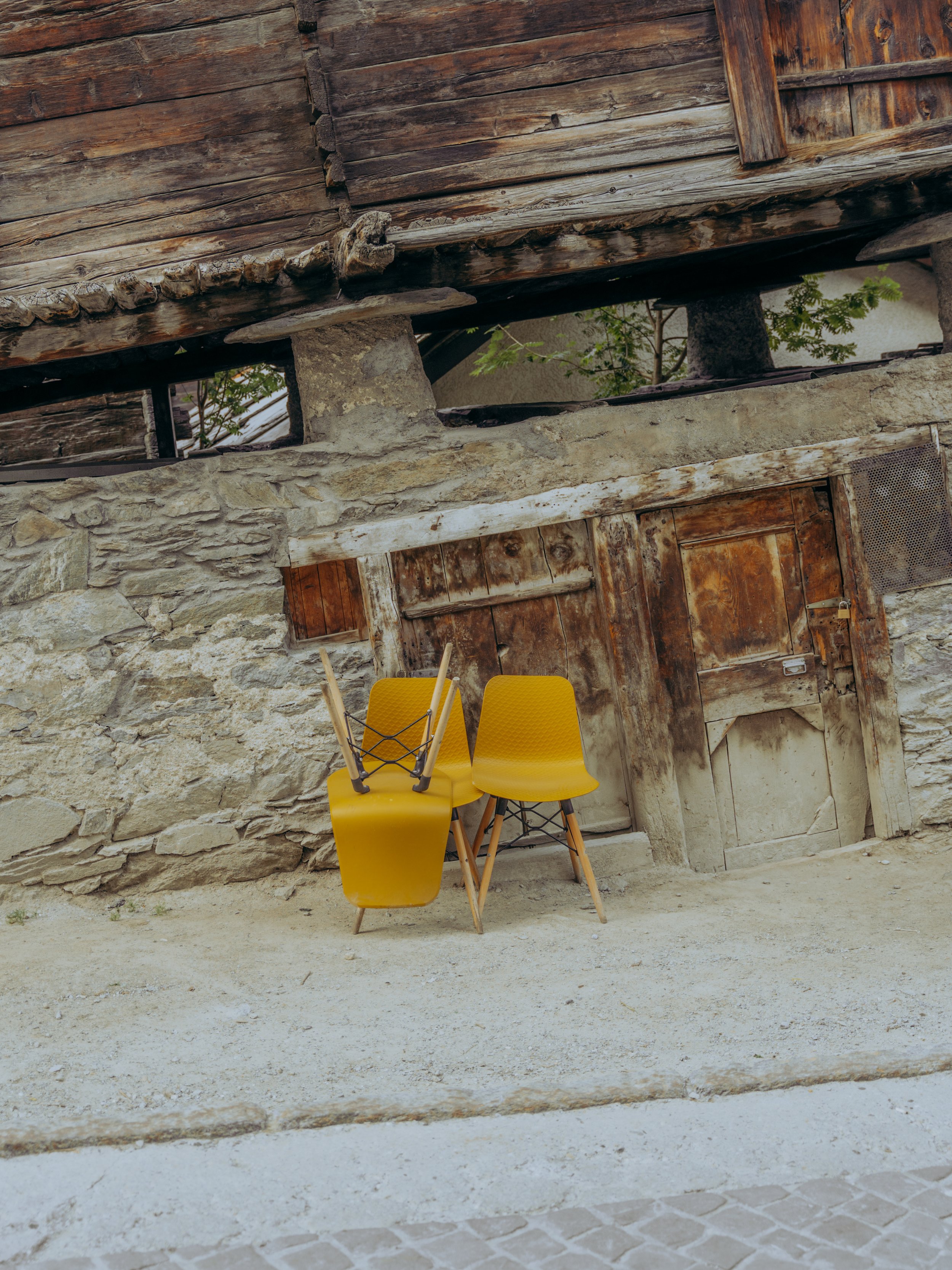 Zermatt Street Chairs stacked Interior Photography Architecture 