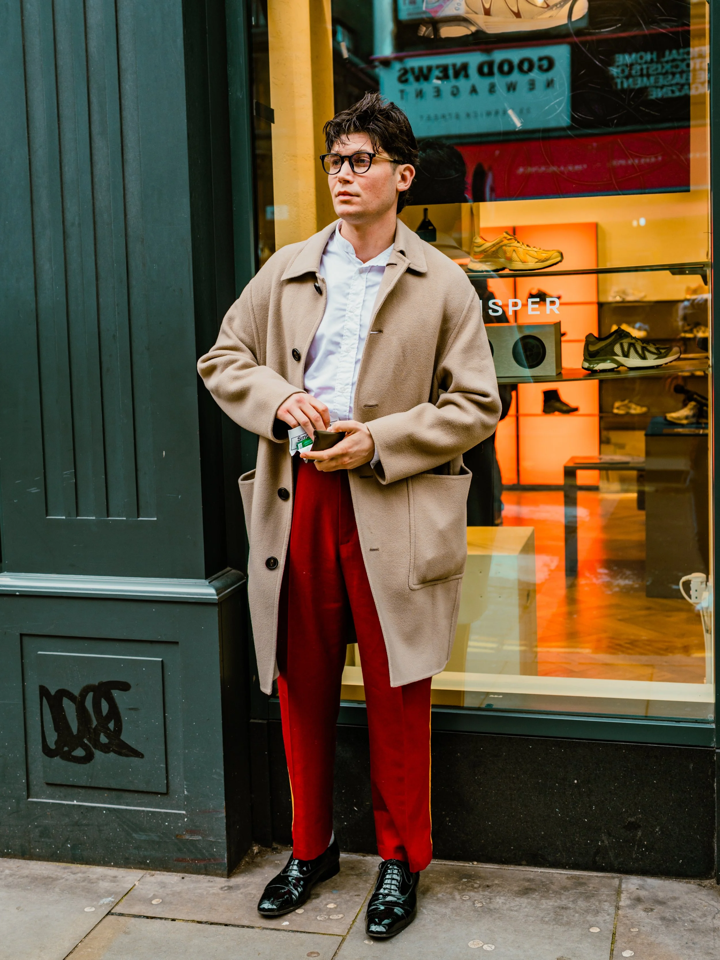 Fashion portrait in London 