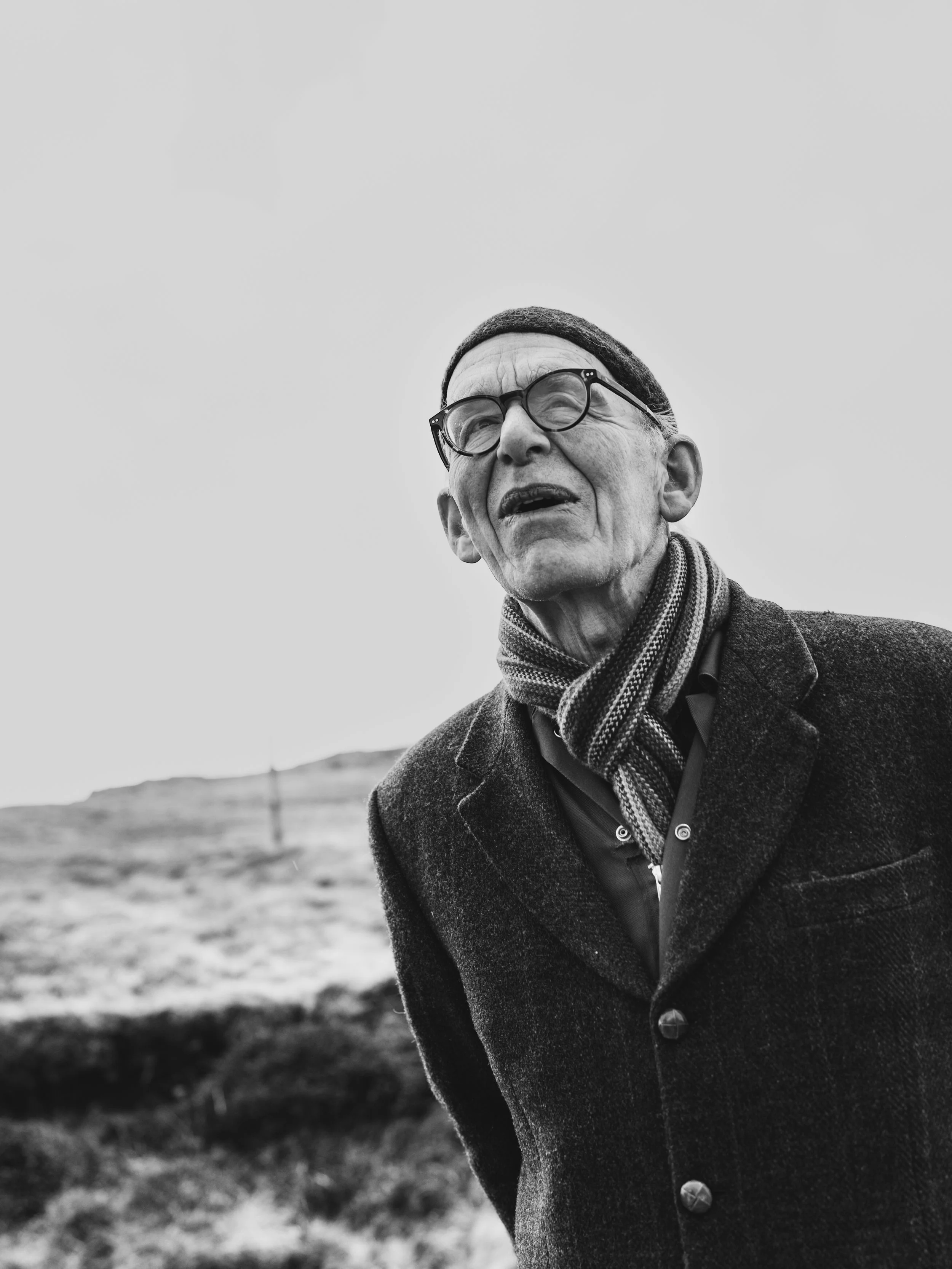 Old man portrait on Isle of Lewis