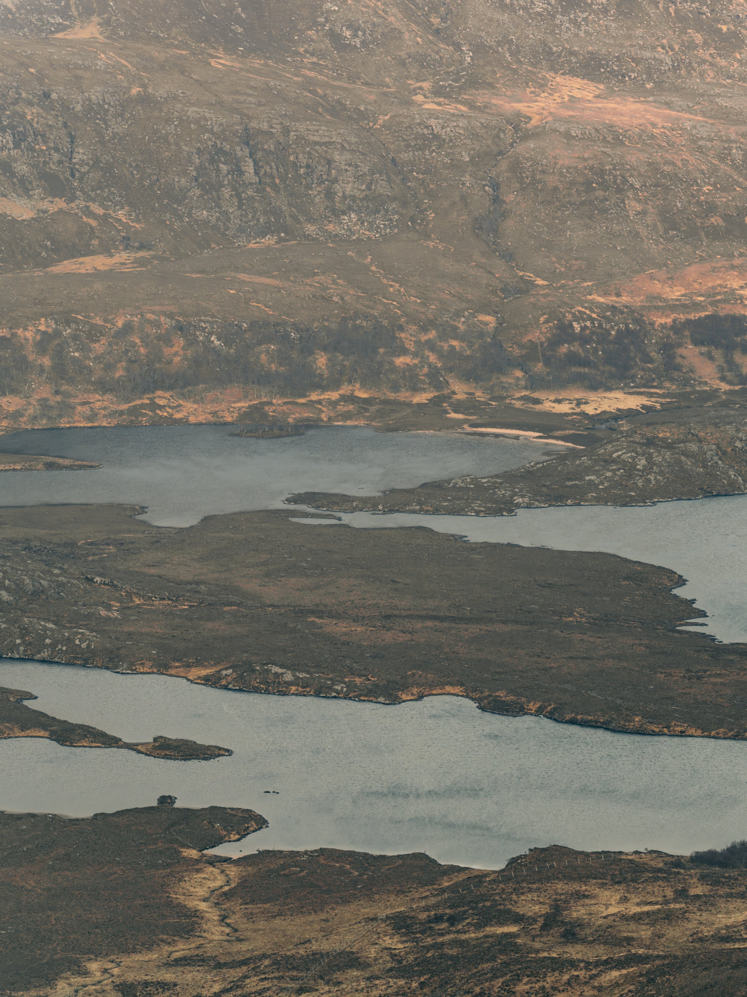 Loch's in Assynt in Scottish Highlands