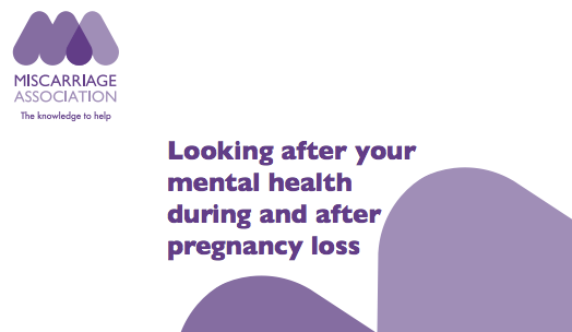 Pregnancy loss and mental health - new resources online now