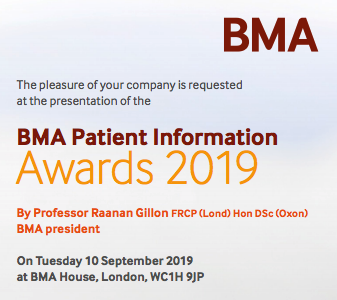 Workplace mental health hub highly commended at the BMA Patient Information Awards.