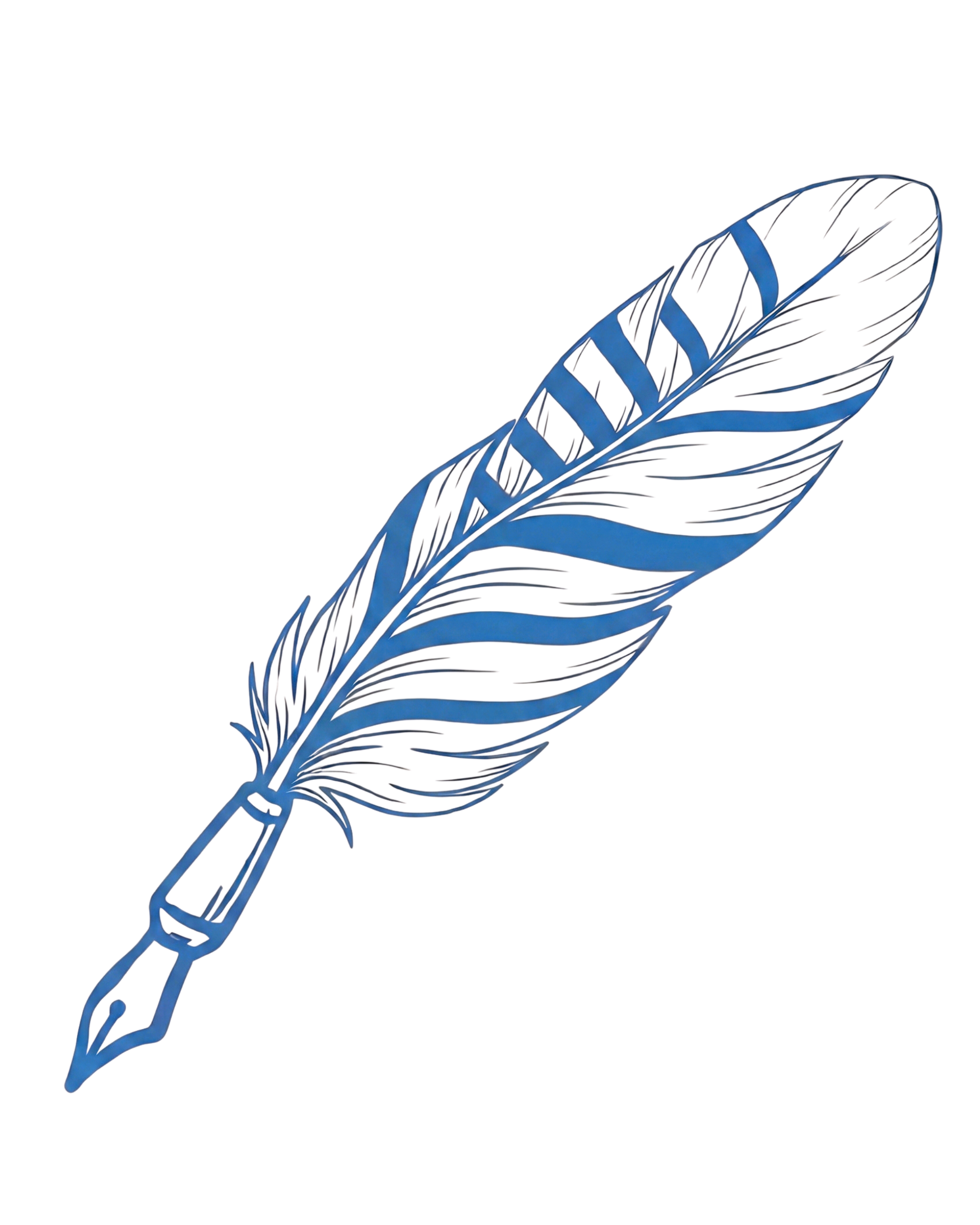 Digital illustration of a blue and purple DNA helix strand with a knife at the base, set against a black background.