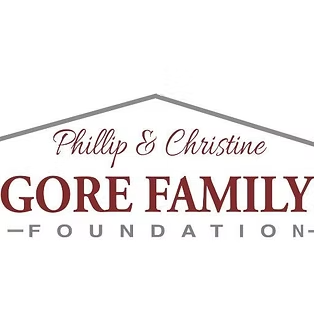 Logo for the Gore Family Foundation with the names Phillip & Christine