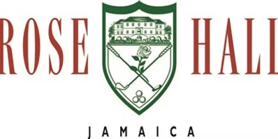 Rose Hall Jamaica logo with a shield and rose illustration.