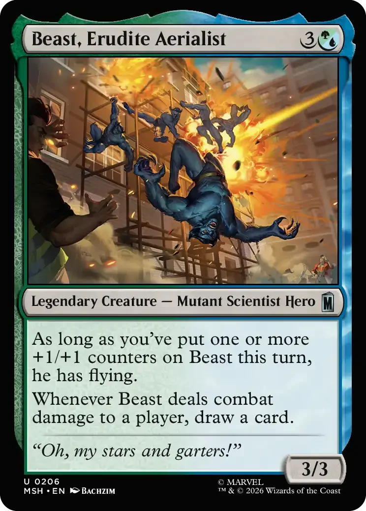Beast, Erudite Aerialist