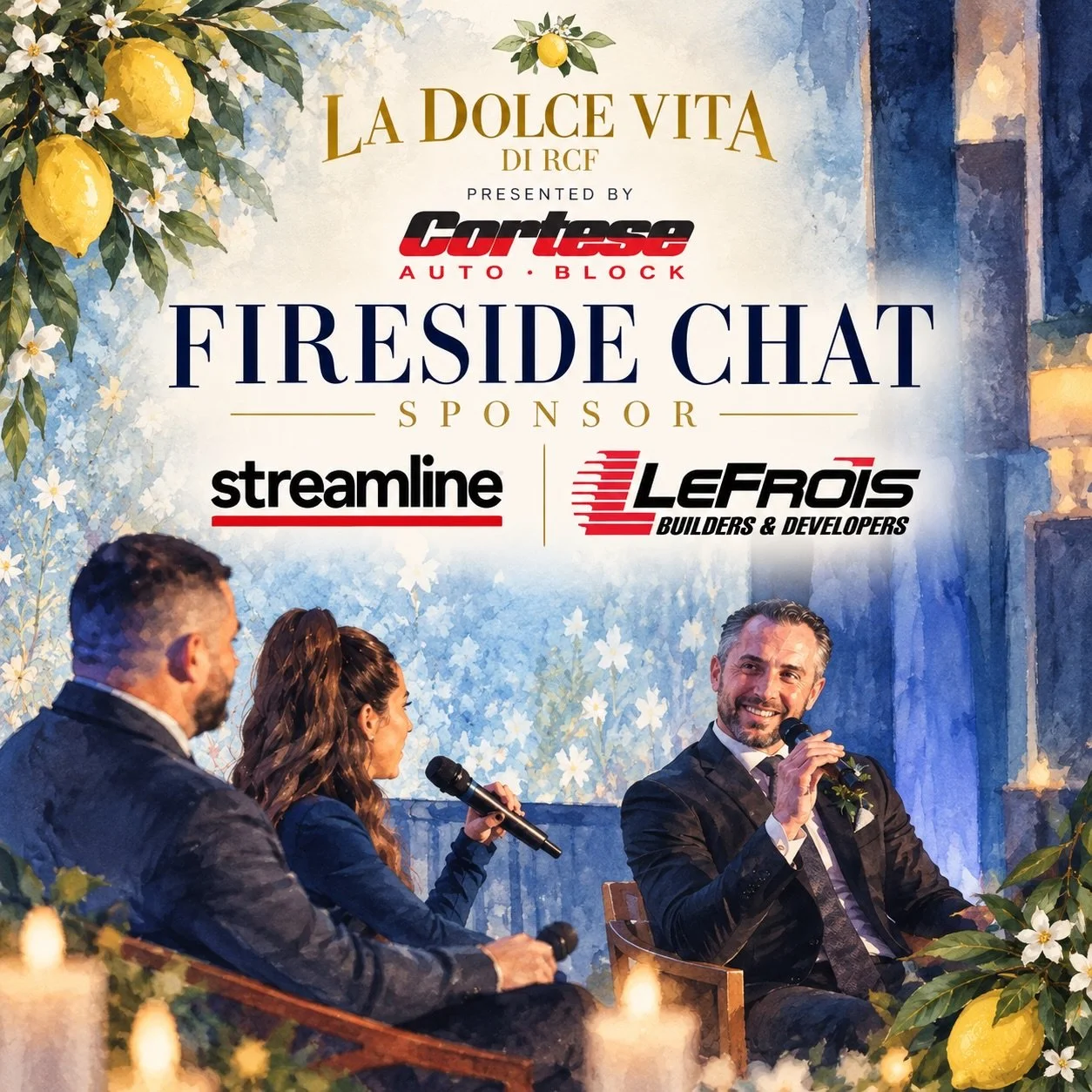 Some conversations stay with you. 💛

At La Dolce Vita di RCF presented by Cortese Auto Block, our Fireside Chat brings us back to the heart of why we gather: the families, the stories, the hard moments, the hope, and the village that surrounds them 