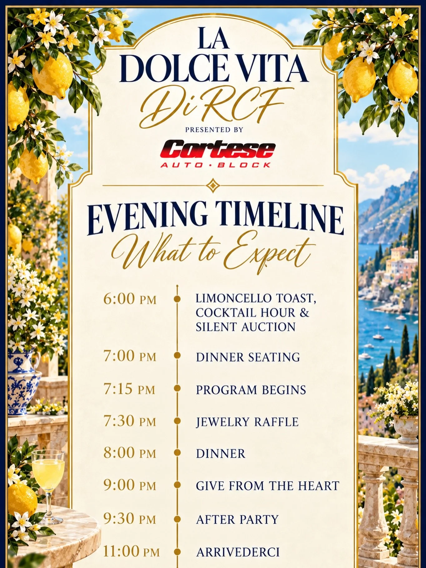 One week until we&rsquo;re living La Dolce Vita 🍋✨

Come hungry. Come ready to bid. Come ready to GIVE. And definitely come ready to dance. 🥂💃

See you at Oak Hill. 🤌🏼🇮🇹