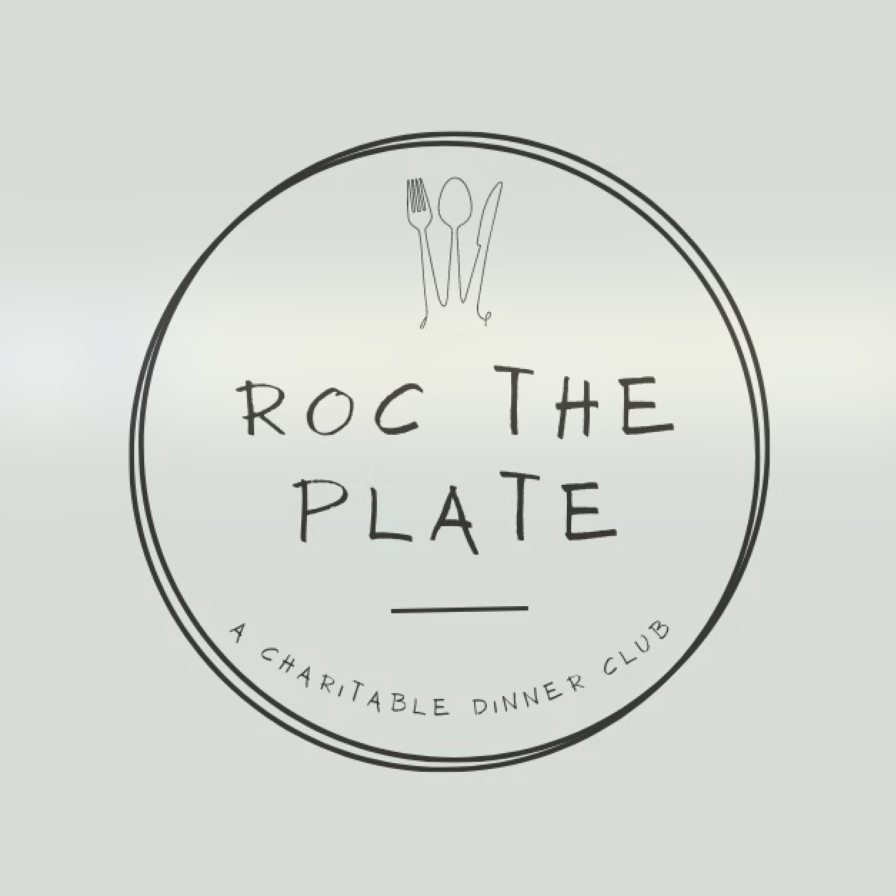 Roc the Plate dinner club logo