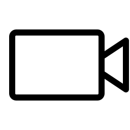 A black silhouette of a dog standing on all fours.