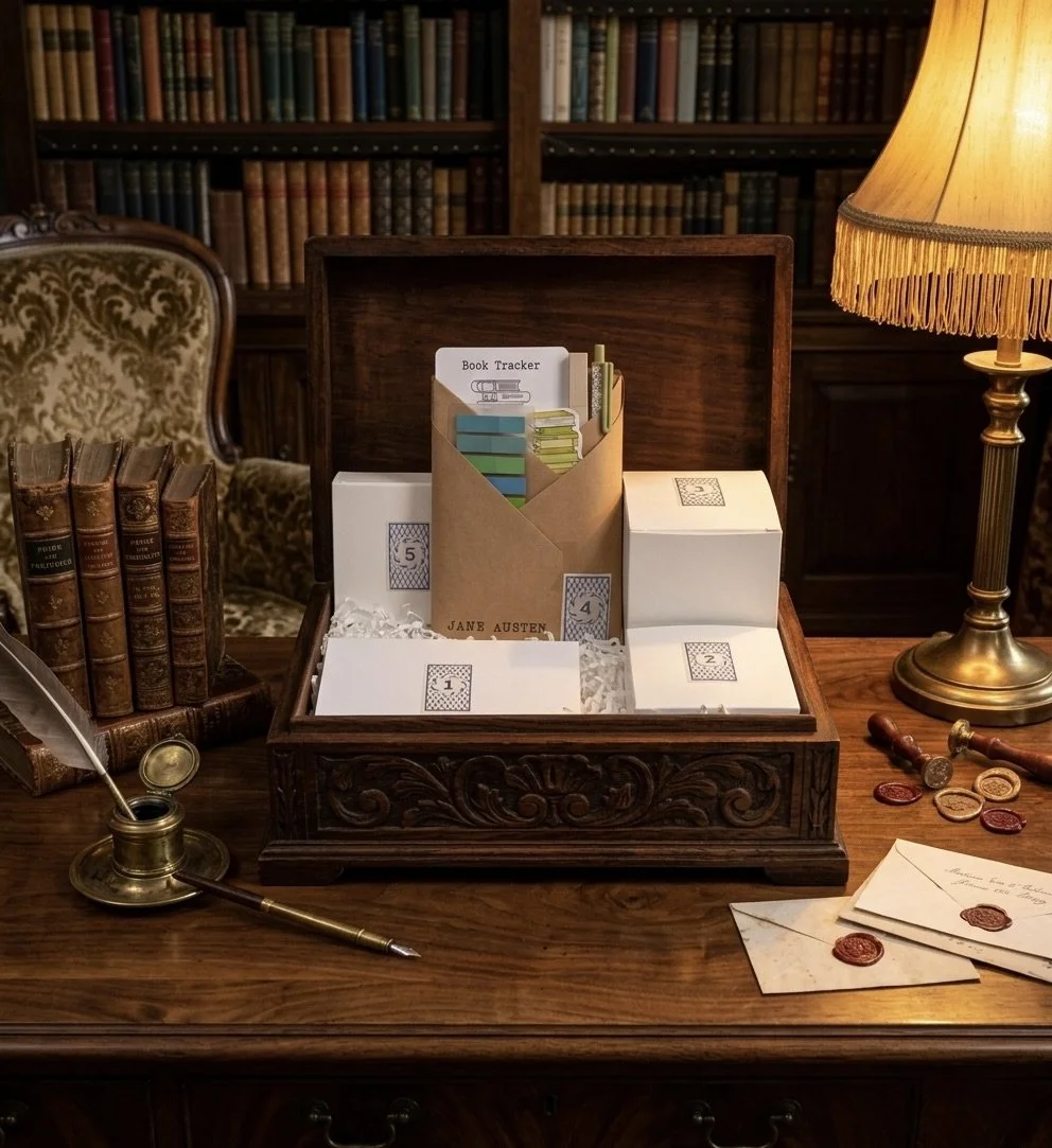 Jane Austen Mystery Book Box | Blind Date with a Classic Novel