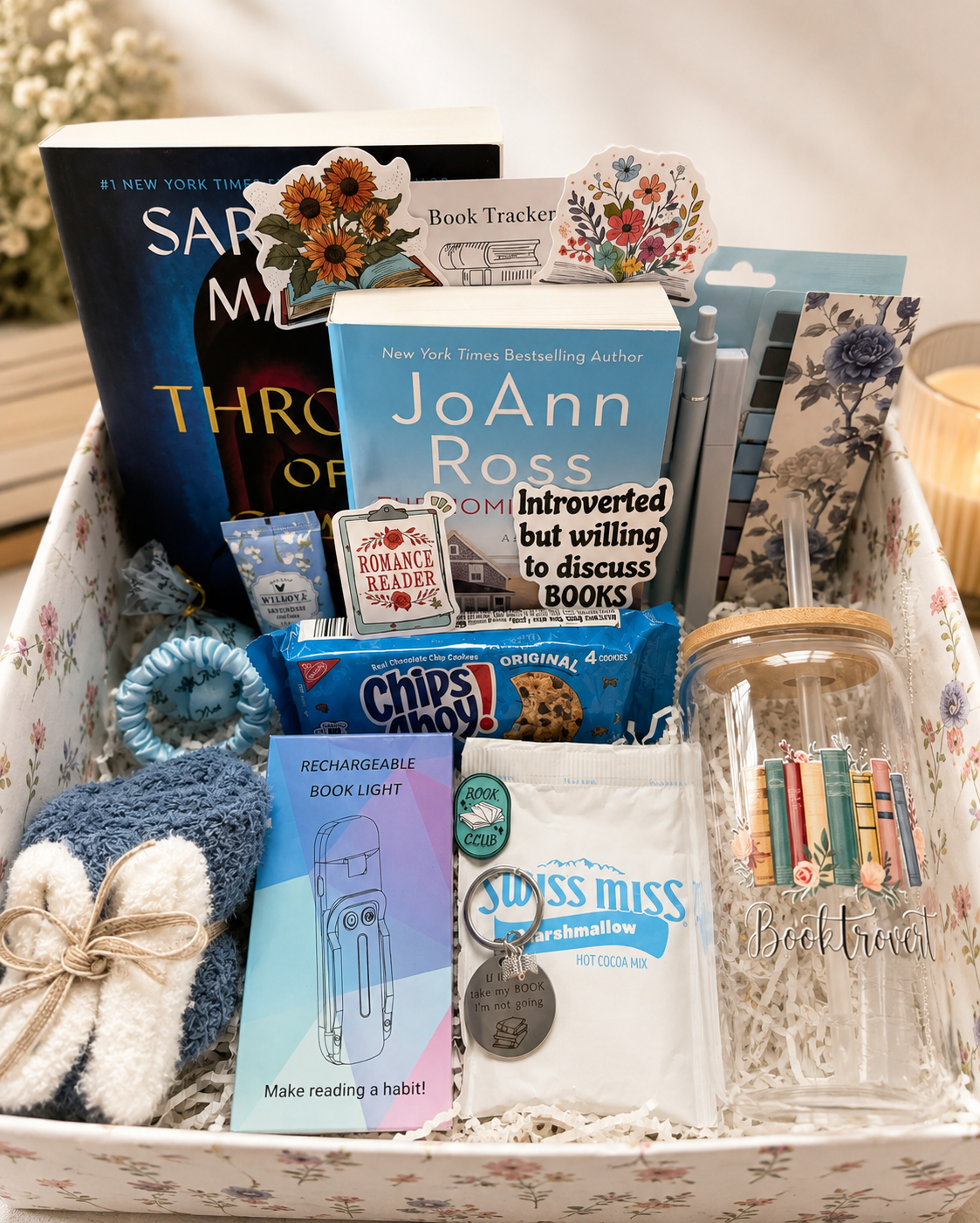 Book Lover Gift Box: Cozy Reading & Self-Care Kit