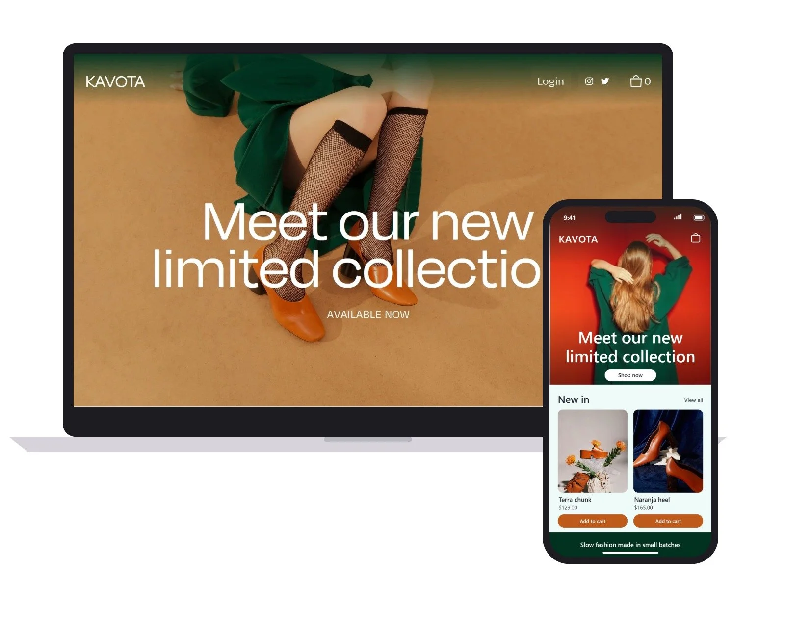 KAVOTA: Fashion Website