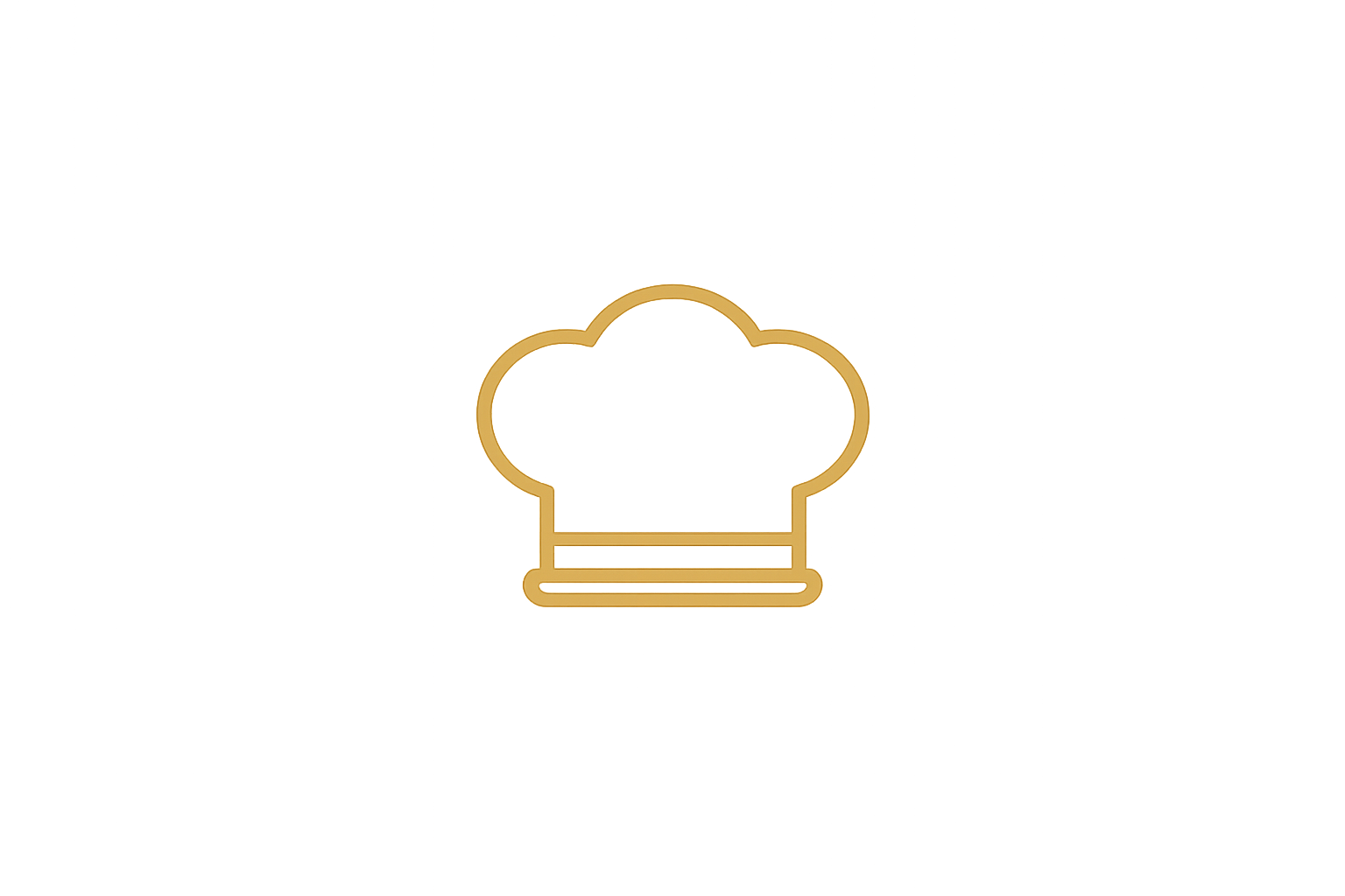 A gold cloud-shaped icon with lines underneath, set against a predominantly gold and blue background.