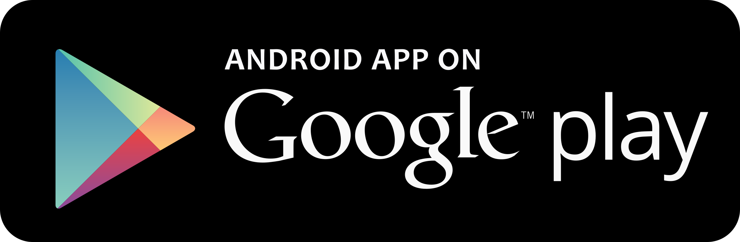 Google Play logo with text 'Android app on Google Play'