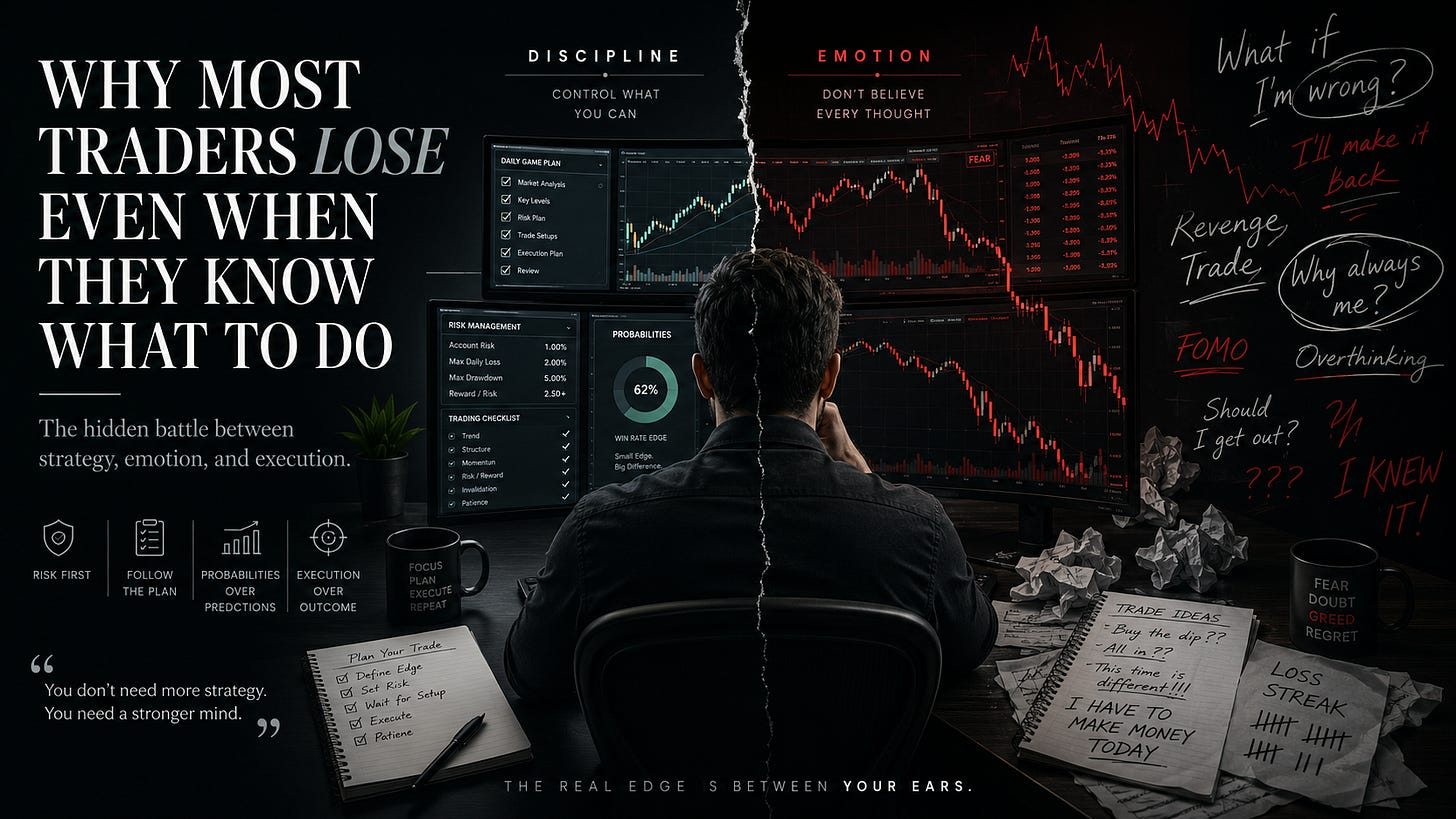 Why Most Traders Lose Even When They Know What to Do
