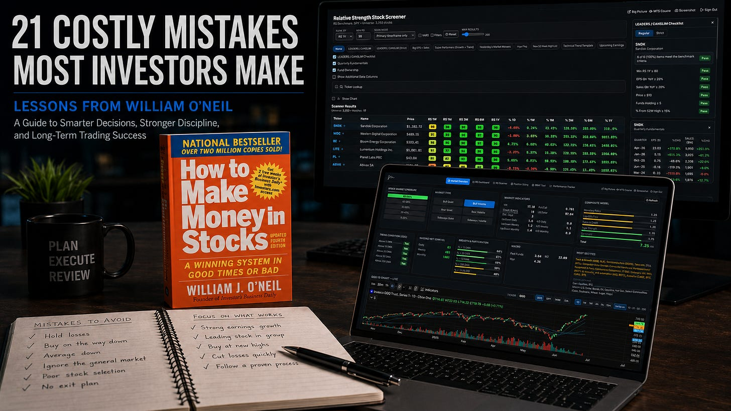 The 21 Mistakes That Quietly Destroy Trading Accounts