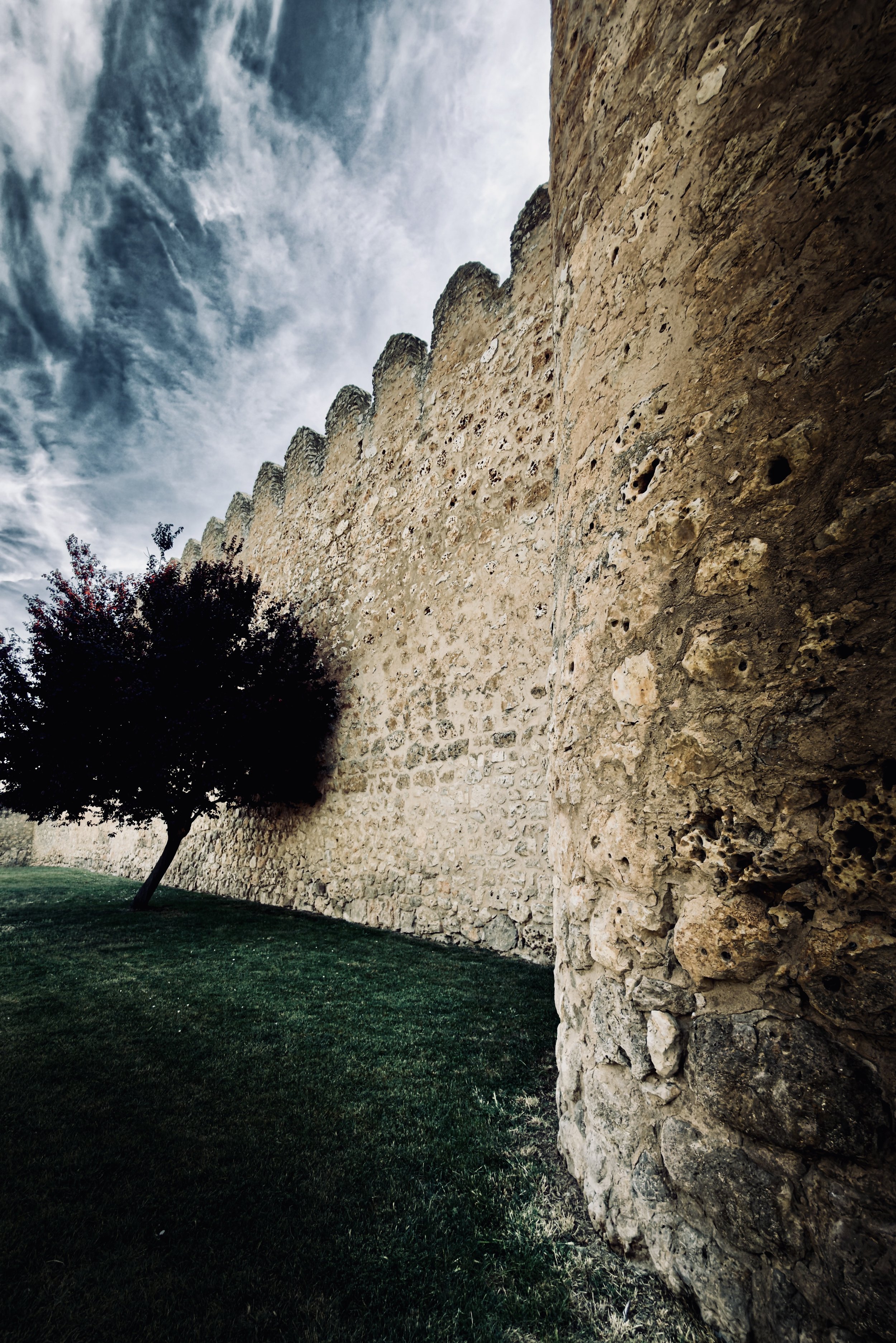 Outside the walls 