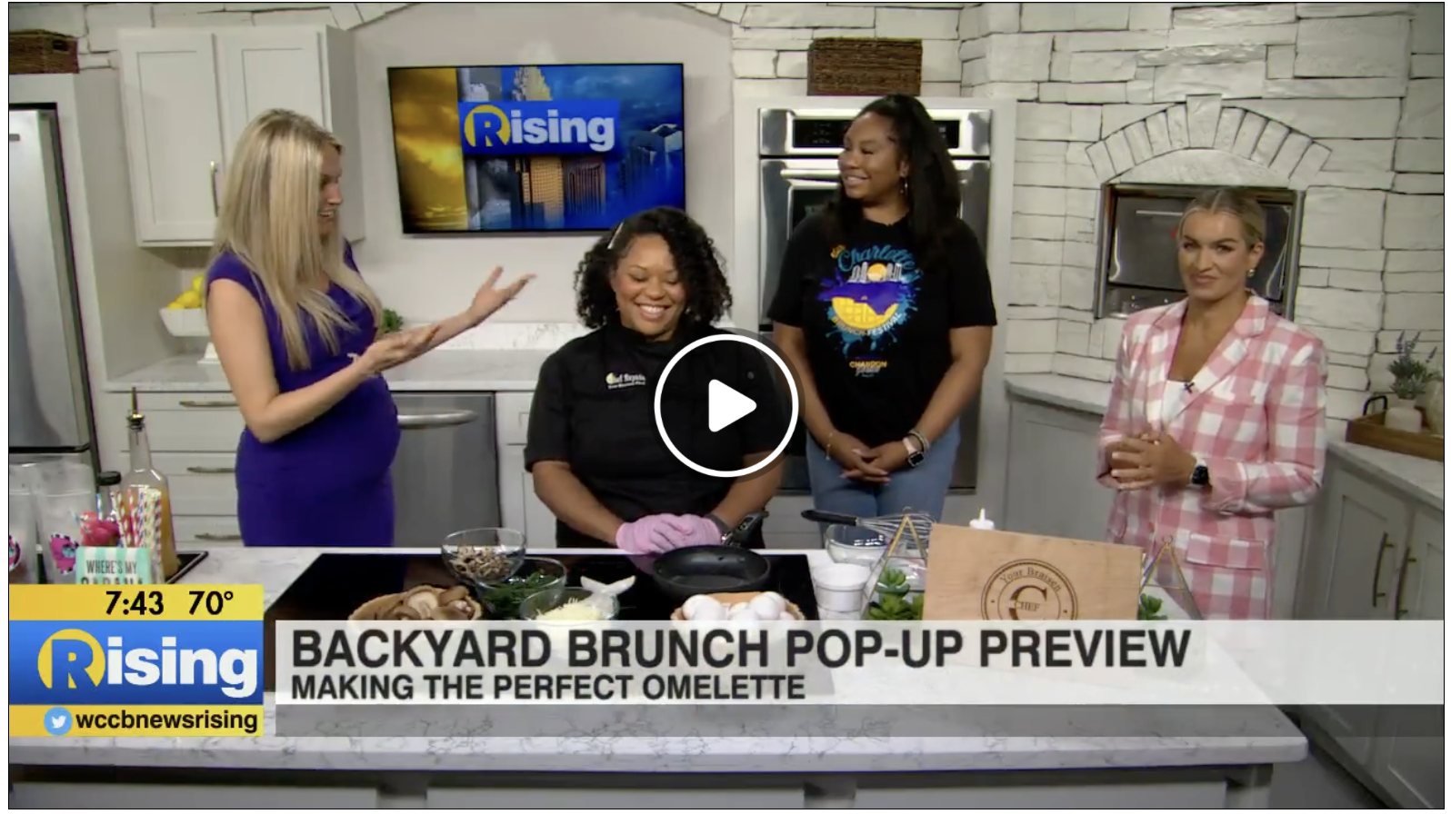 WCCB — Charlotte Brunch Festival Backyard Pop-up Preview