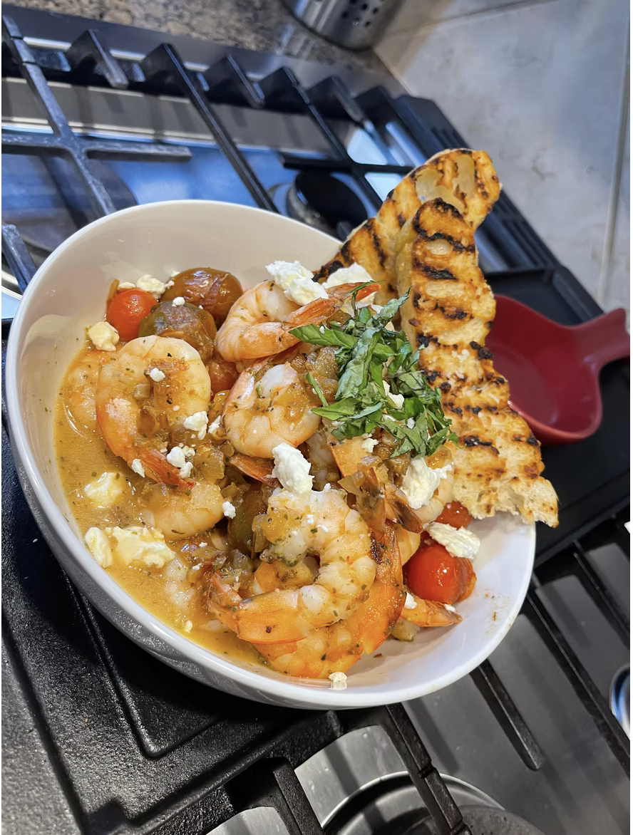 SHRIMP ÉTOUFFÉE (serves 8)