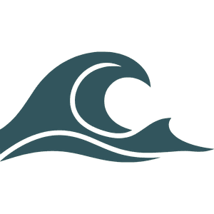 Therapy for Executives - an ocean wave icon representing how therapy can provide a deeper understanding of executive stress and executive burnout