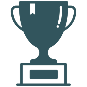 Therapy for Executives - an icon of a trophy representing a more integrated relationship with ambition