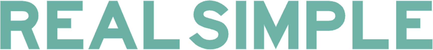 Real Simple logo linking to Dr. Annia Raja's featured quotes in realsimple.com representing Helm Psychology