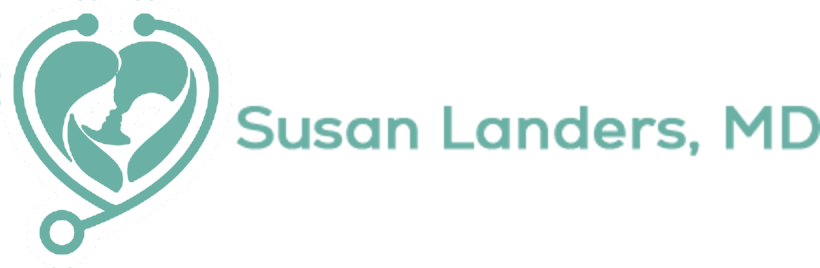 Susan Landers, MD logo, where Dr. Annia Raja's guest post on physician-mother burnout was published.