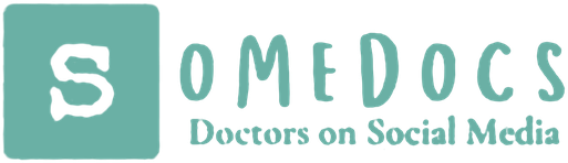 SoMeDocs, Doctors on Social Media, logo, where Dr. Annia Raja's article on physician help-seeking was published.