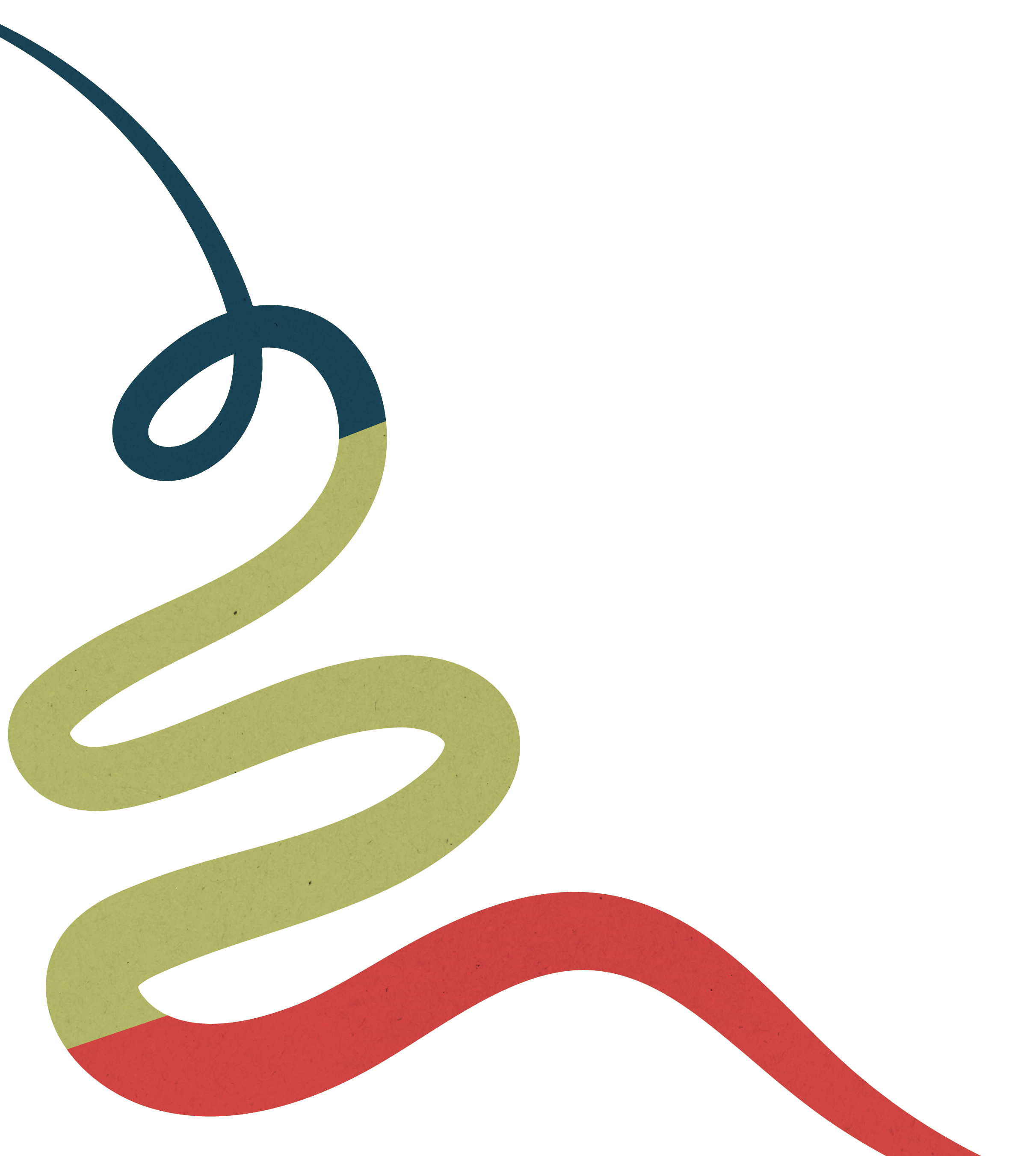 Abstract colorful swirling lines, primarily in shades of yellow, green, blue, and red, on a black background.